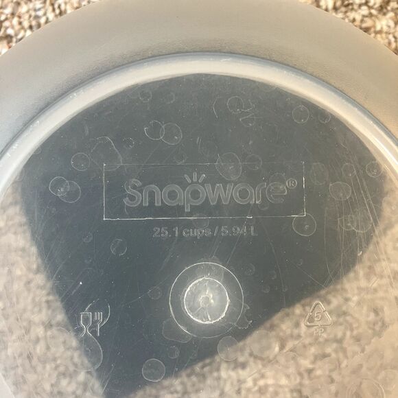 Snapware 4 Compartment Plastic Container Snap Fruit Vegetable Colander - Picture 9 of 11